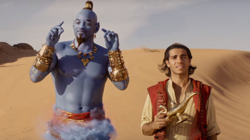 Will Smith, Naomi Scott e Mena Massoud cantam no novo trailer de Aladdin