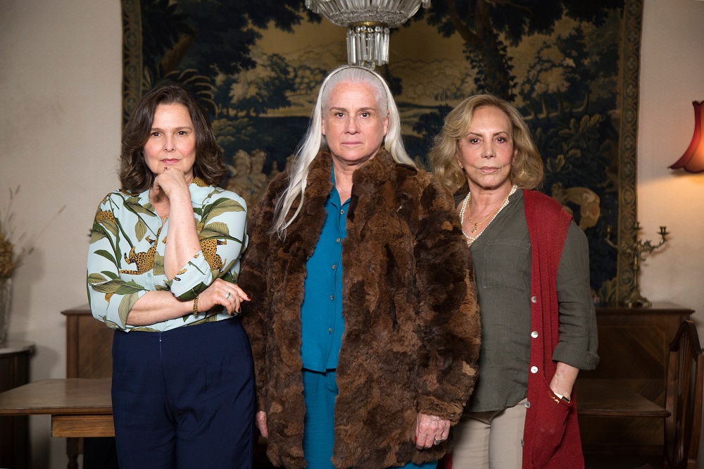 Vera Holtz, Arlete Salles e Louise Cardoso são irmãs no filme “Tia Virgínia”, de Fabio Meira